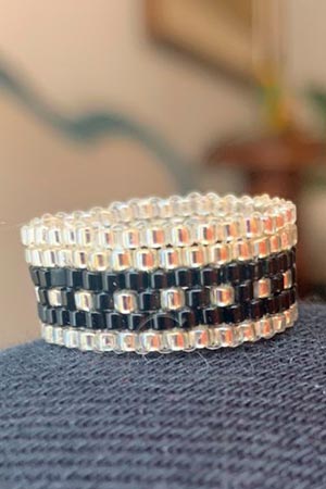 Anillos delicas de Miyuki, Artesanías de alta calidad, artesanos, Anillos personalizados