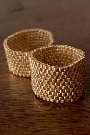 Anillos delicas de Miyuki, Artesanías de alta calidad, artesanos, Anillos personalizados